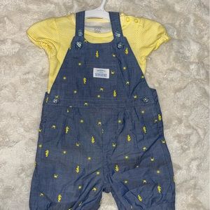 ⚓️ Seahorse Detailed Overall Set ⚓️ Carter’s NWT 12 months
